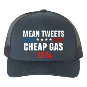 Mean Tweets And Cheap Gas Funny 2024 Pro Trump Yupoong Adult 5-Panel Trucker Hat