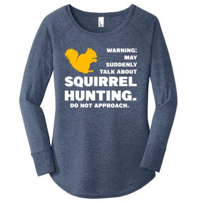 May Talk About Squirrel Hunting Squirrel Hunting Gift Women's Perfect Tri Tunic Long Sleeve Shirt