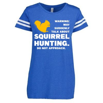 May Talk About Squirrel Hunting Squirrel Hunting Gift Enza Ladies Jersey Football T-Shirt