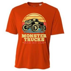 Monster Truck Are My Jam For Monster Truck Lovers Cooling Performance Crew T-Shirt