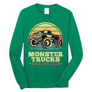 Monster Truck Are My Jam For Monster Truck Lovers Long Sleeve Shirt