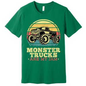 Monster Truck Are My Jam For Monster Truck Lovers Premium T-Shirt