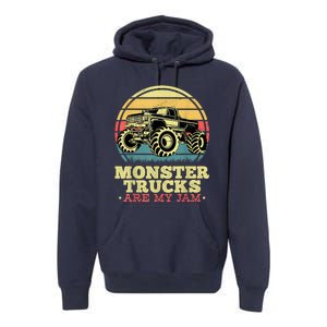 Monster Truck Are My Jam For Monster Truck Lovers Premium Hoodie