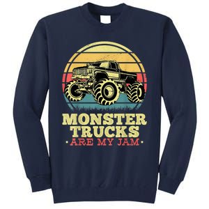 Monster Truck Are My Jam For Monster Truck Lovers Tall Sweatshirt