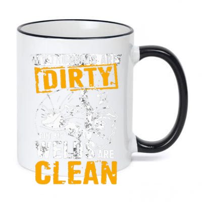 My Thoughts Are Dirty But My Welds Are Clean Funny Welder 11oz Black Color Changing Mug