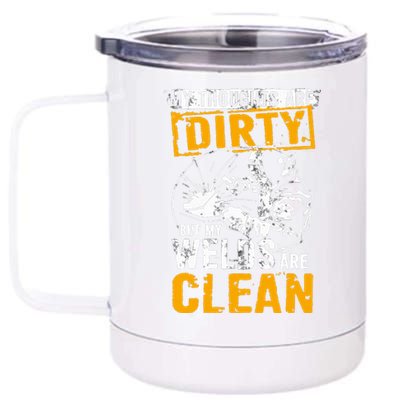 My Thoughts Are Dirty But My Welds Are Clean Funny Welder 12 oz Stainless Steel Tumbler Cup