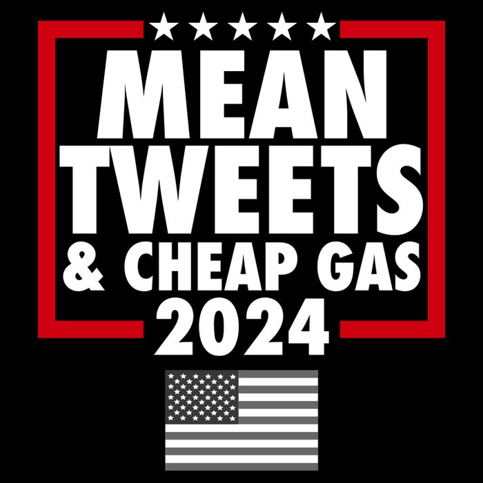 Mean Tweets And Cheap Gas Trump 2024 USA-Made Doggie Bandana