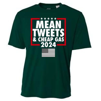 Mean Tweets And Cheap Gas Trump 2024 Cooling Performance Crew T-Shirt