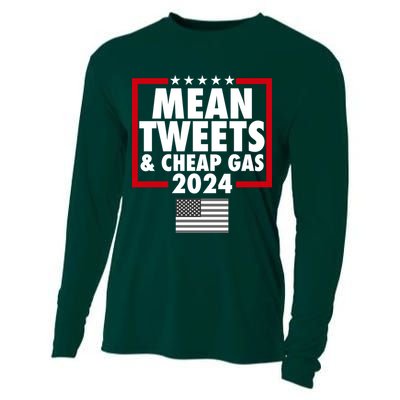 Mean Tweets And Cheap Gas Trump 2024 Cooling Performance Long Sleeve Crew