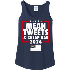 Mean Tweets And Cheap Gas Trump 2024 Ladies Essential Tank