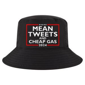 Mean Tweets And Cheap Gas Funny 2024 Protrump Election Cool Comfort Performance Bucket Hat