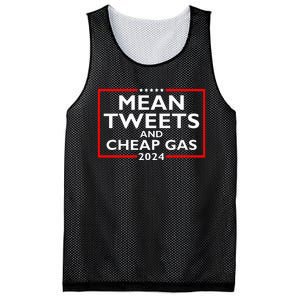 Mean Tweets And Cheap Gas Funny 2024 ProTrump Election Mesh Reversible Basketball Jersey Tank