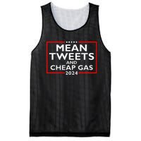 Mean Tweets And Cheap Gas Funny 2024 ProTrump Election Mesh Reversible Basketball Jersey Tank