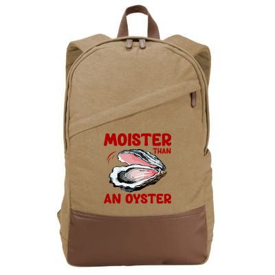 Moister Than An Oyster Cotton Canvas Backpack