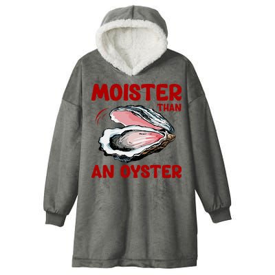Moister Than An Oyster Hooded Wearable Blanket