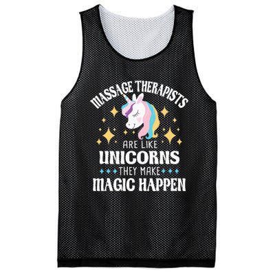 Massage Therapists Are Like Unicorns Massage Therapy LMT Mesh Reversible Basketball Jersey Tank