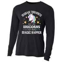 Massage Therapists Are Like Unicorns Massage Therapy LMT Cooling Performance Long Sleeve Crew