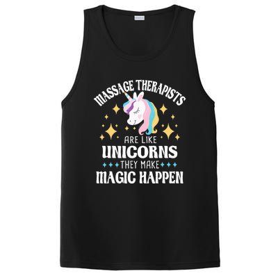 Massage Therapists Are Like Unicorns Massage Therapy LMT PosiCharge Competitor Tank