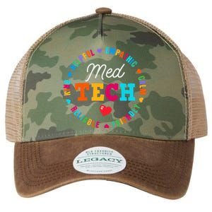 Med Tech Appreciation Week Healthcare Medical Technologist Legacy Tie Dye Trucker Hat