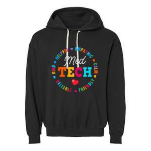 Med Tech Appreciation Week Healthcare Medical Technologist Garment-Dyed Fleece Hoodie