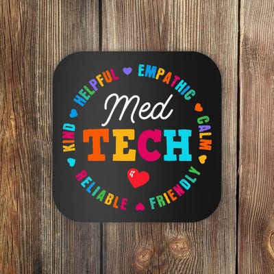 Med Tech Appreciation Week Healthcare Medical Technologist Coaster