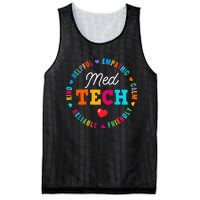 Med Tech Appreciation Week Healthcare Medical Technologist Mesh Reversible Basketball Jersey Tank