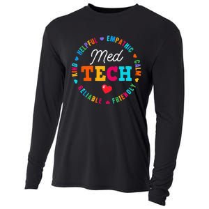 Med Tech Appreciation Week Healthcare Medical Technologist Cooling Performance Long Sleeve Crew