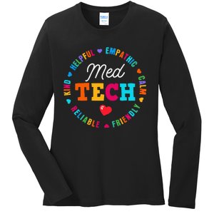 Med Tech Appreciation Week Healthcare Medical Technologist Ladies Long Sleeve Shirt