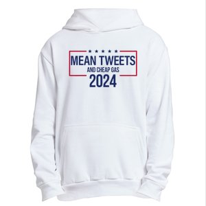 Mean Tweets and Cheap Gas 2024 President Donald Trump Urban Pullover Hoodie