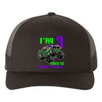 Monster Trucks Are My Jam 3rd Birthday Boy 3 Years Old Yupoong Adult 5-Panel Trucker Hat