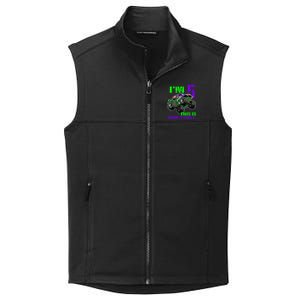 Monster Trucks Are My Jam 5th Birthday Boy 5 Years Old Bday Collective Smooth Fleece Vest