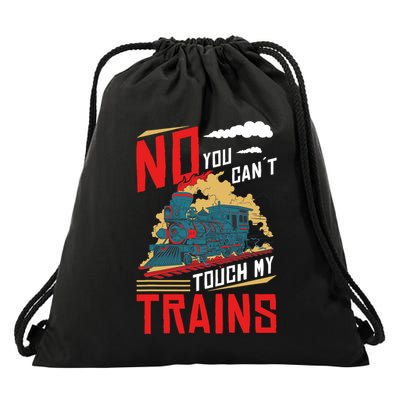Model Train Accessories Railway Collecting Model Train Owner Drawstring Bag