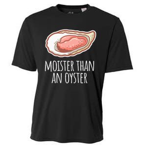 Moister Than An Oyster Shucking Cooling Performance Crew T-Shirt