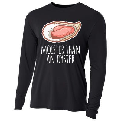 Moister Than An Oyster Shucking Cooling Performance Long Sleeve Crew