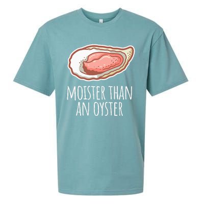 Moister Than An Oyster Shucking Sueded Cloud Jersey T-Shirt