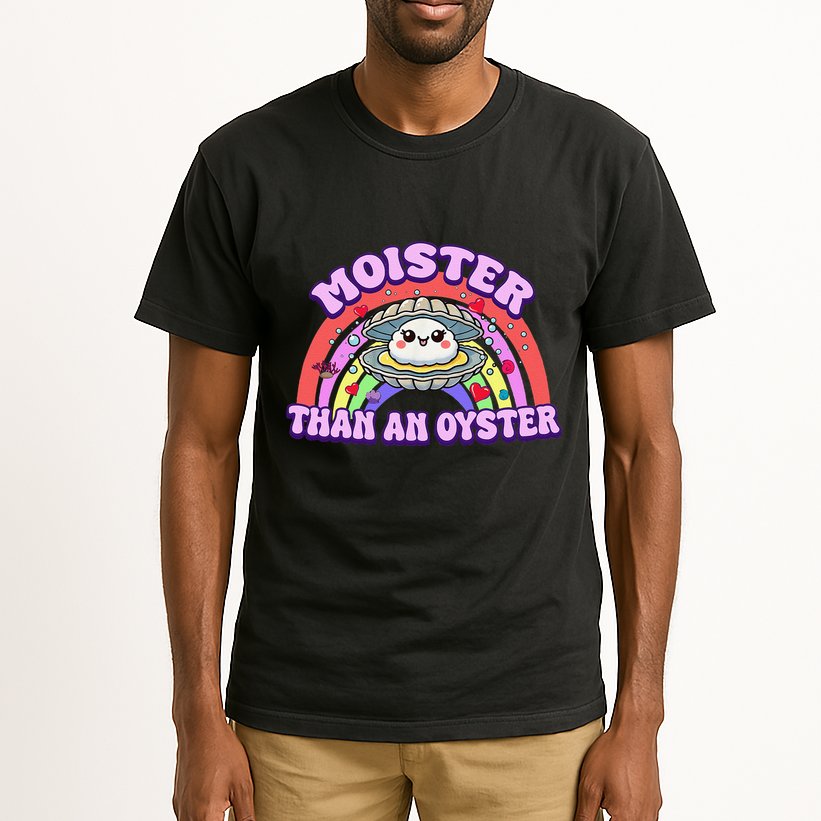 Moister Than An Oyster Funny Shellfish Seafood Gift Tall T-Shirt