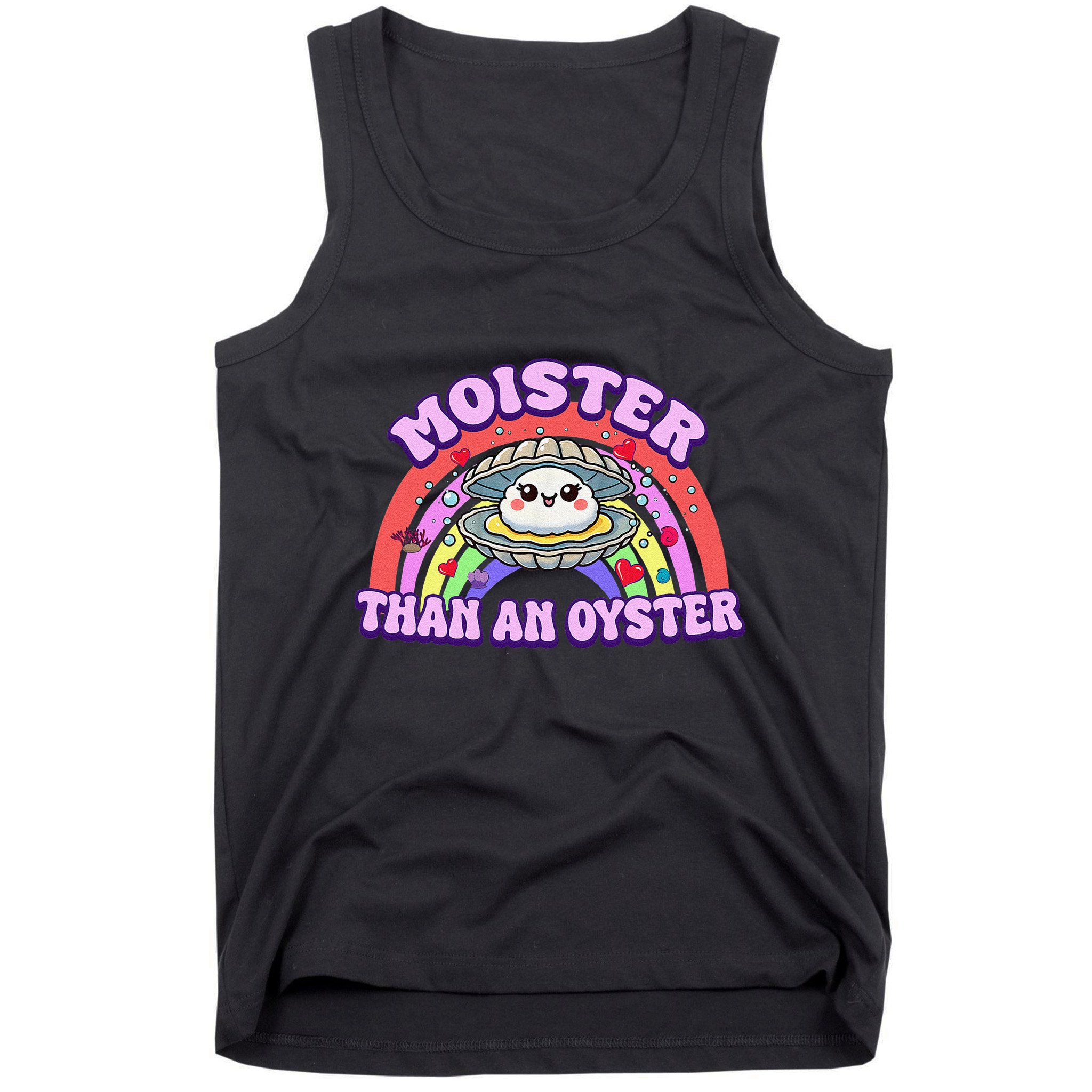 Moister Than An Oyster Funny Shellfish Seafood Gift Tank Top