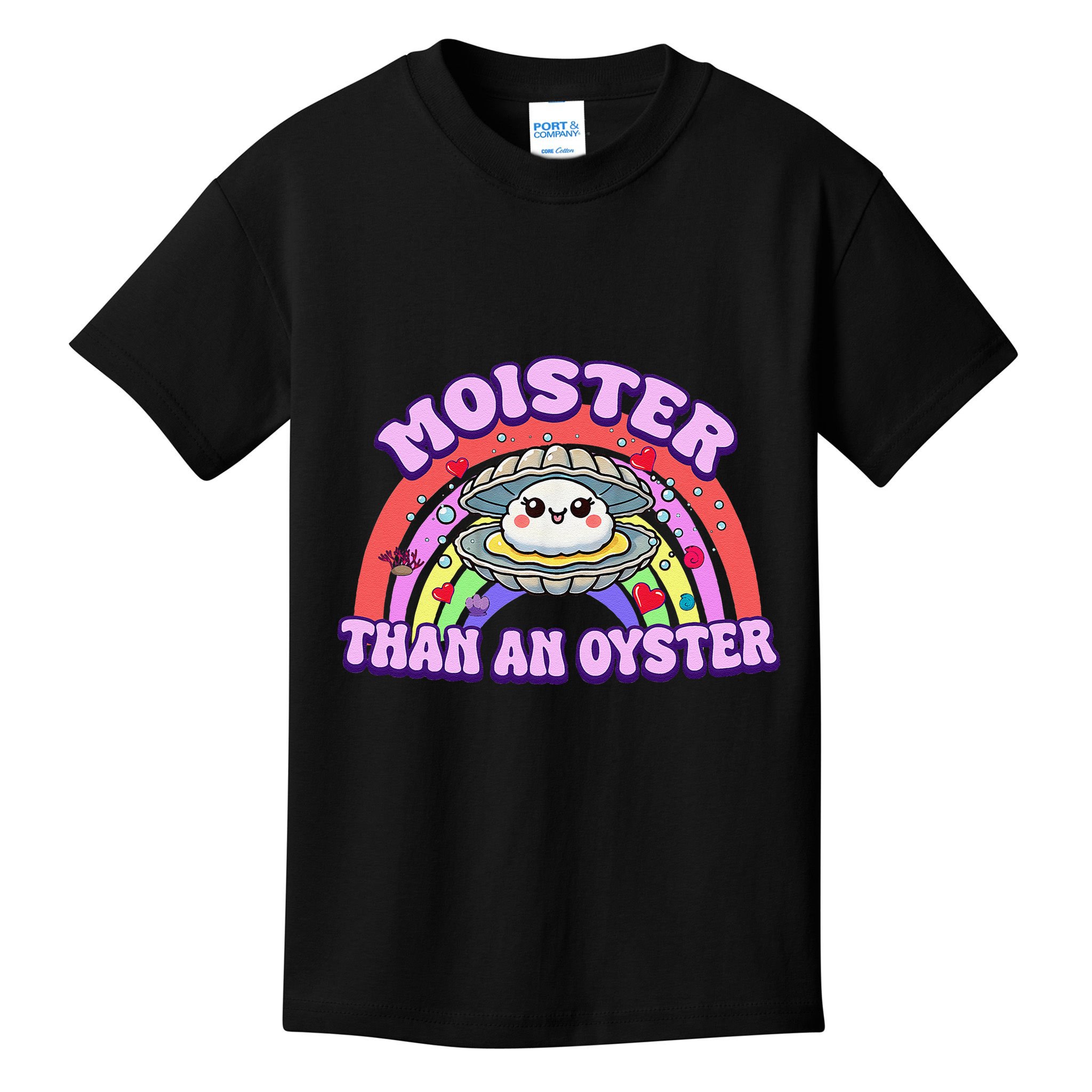 Moister Than An Oyster Funny Shellfish Seafood Gift Kids T-Shirt