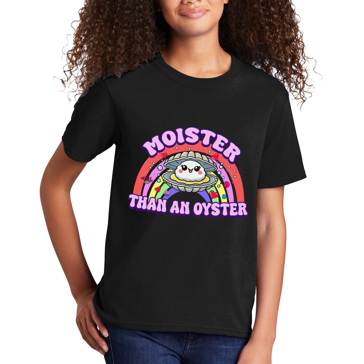 Moister Than An Oyster Funny Shellfish Seafood Gift Kids T-Shirt