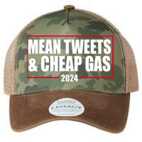 Mean Tweets And Cheap Gas 2024 Pro Trump Legacy Tie Dye Trucker Hat