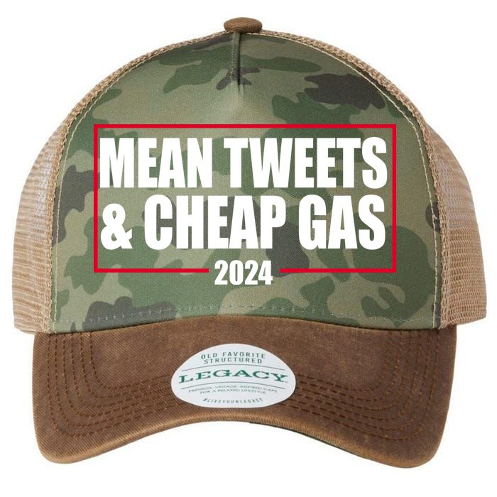 Mean Tweets And Cheap Gas 2024 Pro Trump Legacy Tie Dye Trucker Hat