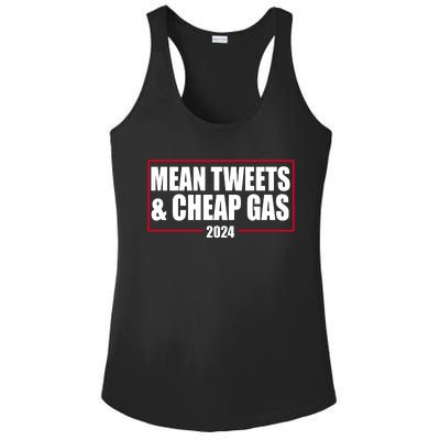 Mean Tweets And Cheap Gas 2024 Pro Trump Ladies PosiCharge Competitor Racerback Tank