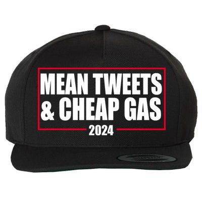 Mean Tweets And Cheap Gas 2024 Pro Trump Wool Snapback Cap