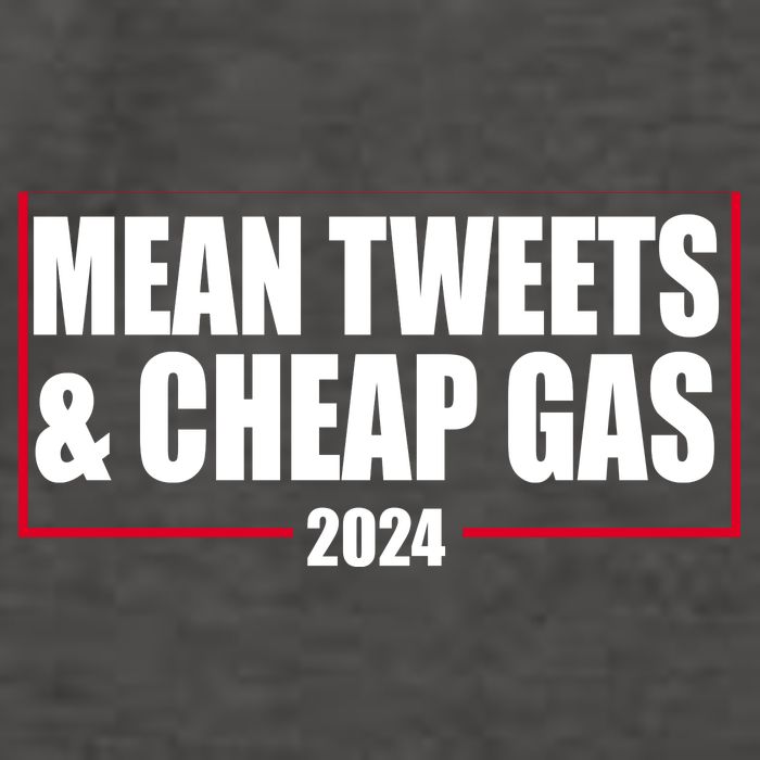 Mean Tweets And Cheap Gas 2024 Pro Trump Vector Backpack