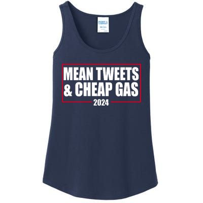 Mean Tweets And Cheap Gas 2024 Pro Trump Ladies Essential Tank