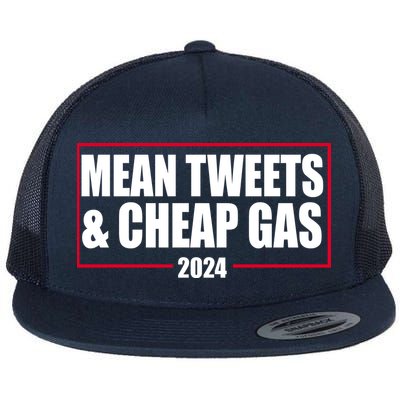 Mean Tweets And Cheap Gas 2024 Pro Trump Flatbill Hat