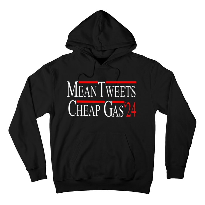 Mean Tweets And Cheap Gas 2024 Shirts Patriotic Pro Trump Hoodie