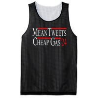 Mean Tweets And Cheap Gas 2024 Shirts Patriotic Pro Trump Mesh Reversible Basketball Jersey Tank