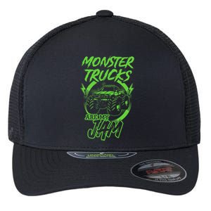 Monster Trucks Are My Jam Rally Flexfit Unipanel Trucker Cap