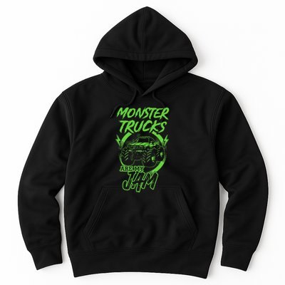 Monster Trucks Are My Jam Rally Hoodie